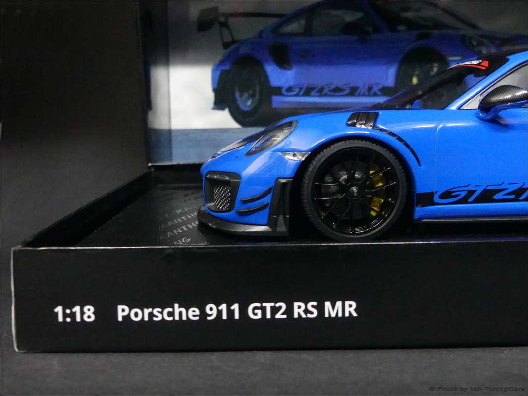 1:18 Porsche 911 [991.2] GT2 RS MR Manthey Racing blau- schwarz Collector Edition